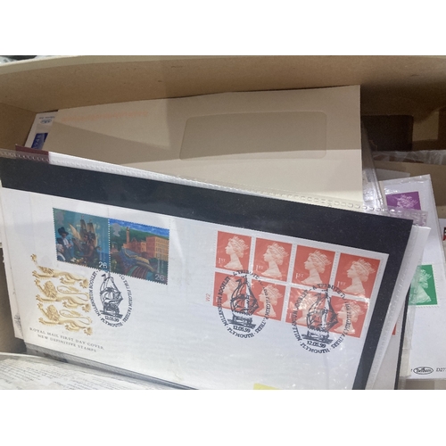 325 - STAMPS FIRST DAY COVERS Shoebox of GB first day covers including Benham plus over non-FDC , postage ... 