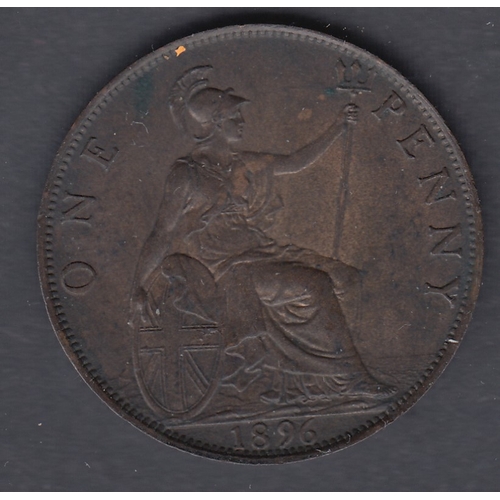 629 - COINS 1896 Britannia Penny in very fine condition