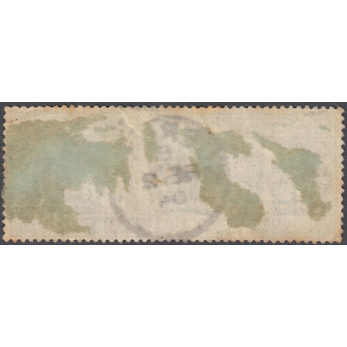 152 - 1902 £1 Green cancelled Guernsey CDS, vertical crease and tiny tear, paper adhesion to rear