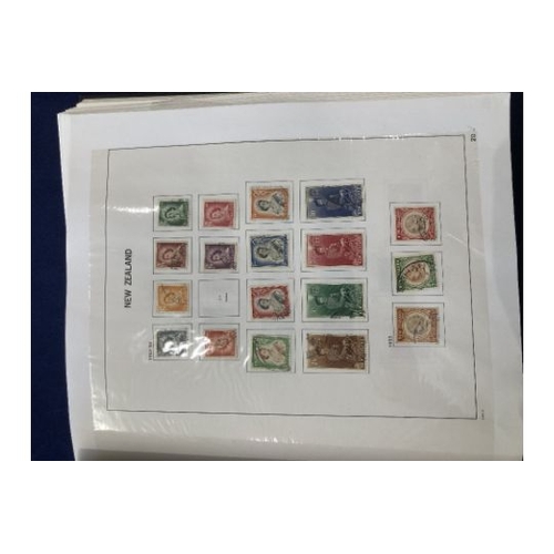 188 - STAMPS NEW ZEALAND 1898 - 1990 in sparsely filled Davo Album, but some reasonable early material use... 