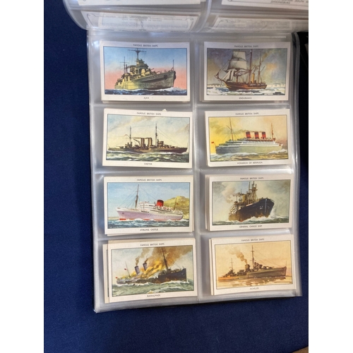 114 - Four albums of Cigarette cards, Wills, Players., Ogdens etc plus Whitbread signs, football teams,