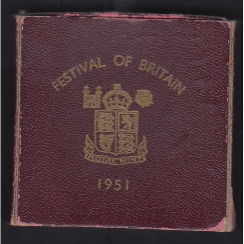 102 - 1951 Festival of Britain Crown in red box