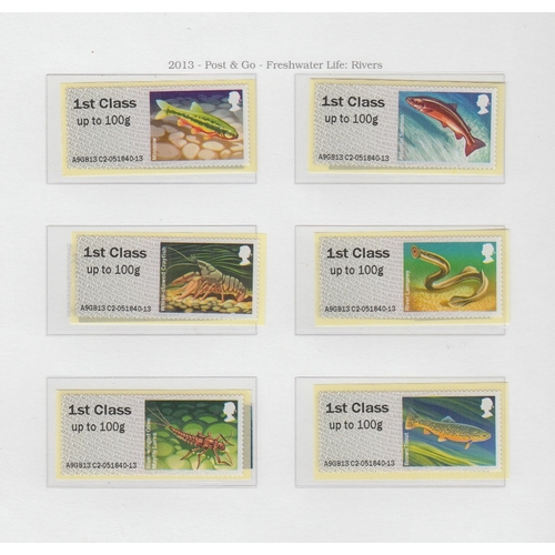 171 - 2013 Post and Go mint sets , Rivers, Lakes, Ponds, QEII Face £32.10