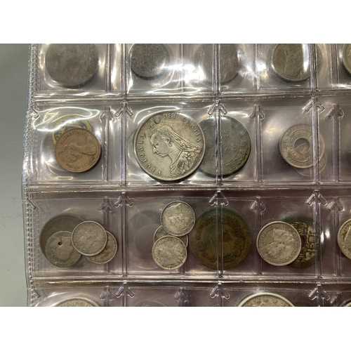 86 - Album of mixed World Coins all eras finds to be had