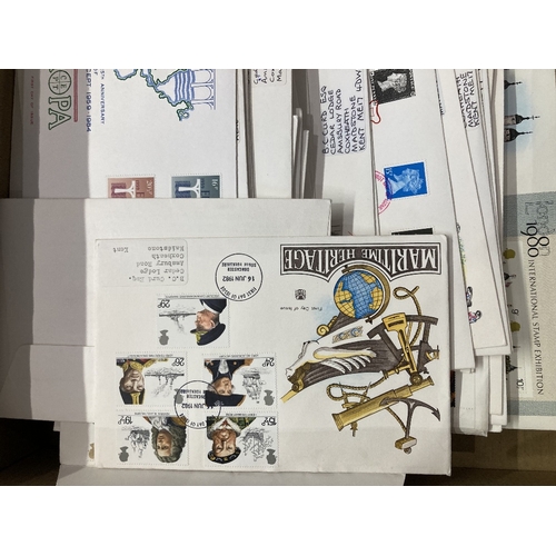 141 - Box of mainly 1980's First Day Covers