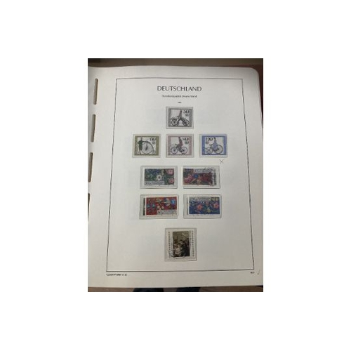 183 - STAMPS GERMANY Two Lighthouse albums of Germany 1949- 93 mainly used , 1951 Posthorns, 1954 set to 3... 