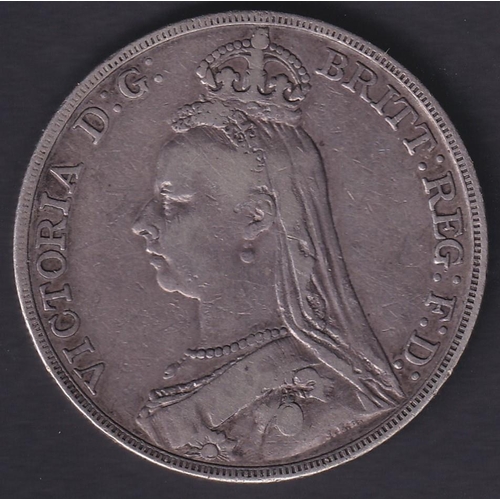 625 - COINS 1888 QV Silver Crown in good condition