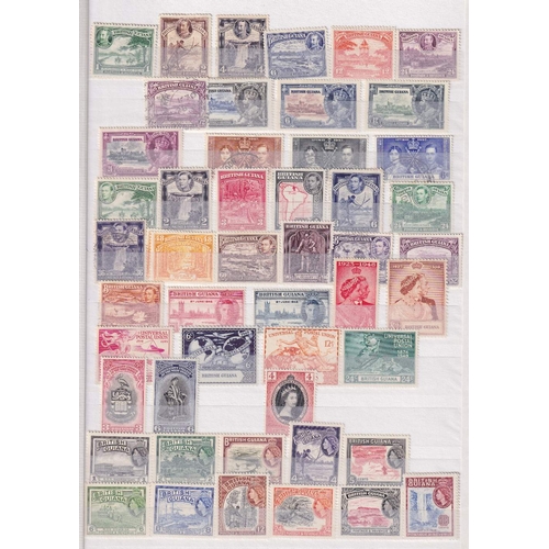 45 - STAMPS British Commonwealth QV to QEII mint and used in stockbook 