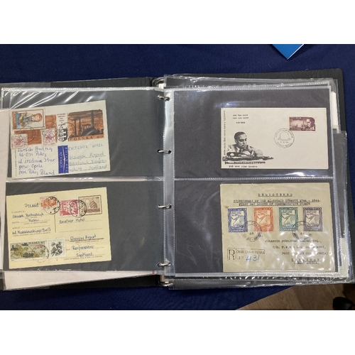 106 - STAMPS World accumulation in four binders mint and used, mainly modern issues including Western Euro... 