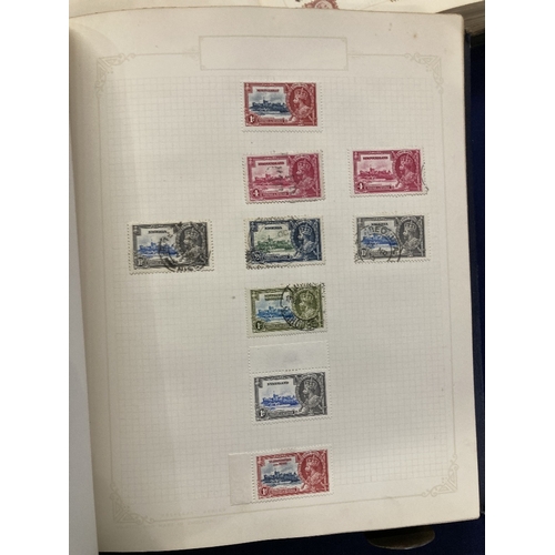 2 - STAMPS Two Packed old World albums, genuine lot direct from a collectors family, strength in Commonw... 