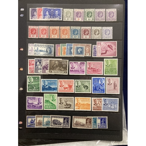 27 - STAMPS World mixed accumulation on stock cards and pages, useful material spotted Malaya $5, RSW set... 