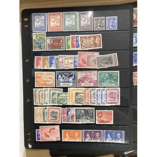 27 - STAMPS World mixed accumulation on stock cards and pages, useful material spotted Malaya $5, RSW set... 