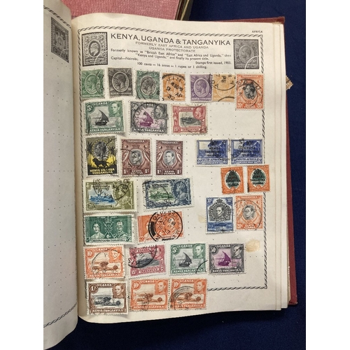 39 - STAMPS Three old World albums, both crammed full, both virtually unpicked so potential finds to be h... 