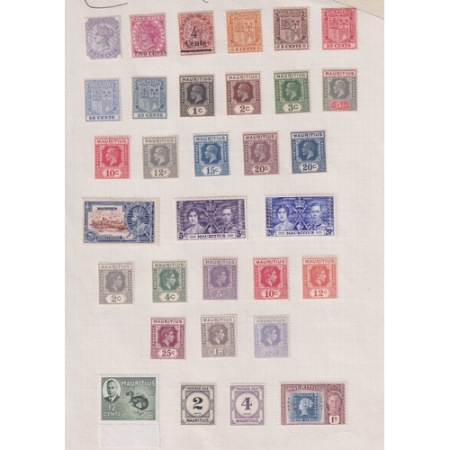 16 - STAMPS British Commonwealth on pages in binder K.U.T to Sudan mint and used PTS £1000+