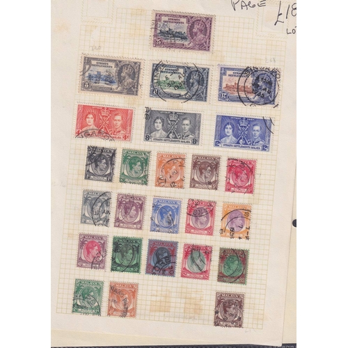 16 - STAMPS British Commonwealth on pages in binder K.U.T to Sudan mint and used PTS £1000+