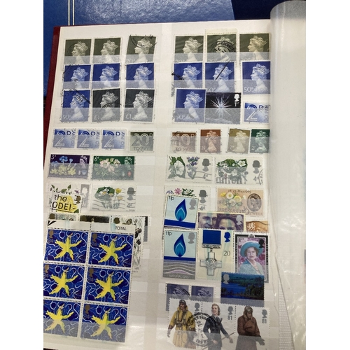 102 - STAMPS World accumulation in three stockbooks, mainly modern but there is some early GB