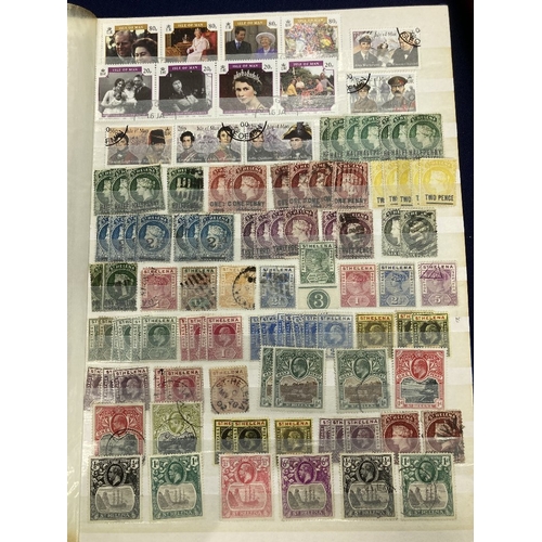 102 - STAMPS World accumulation in three stockbooks, mainly modern but there is some early GB