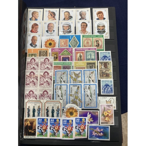 102 - STAMPS World accumulation in three stockbooks, mainly modern but there is some early GB