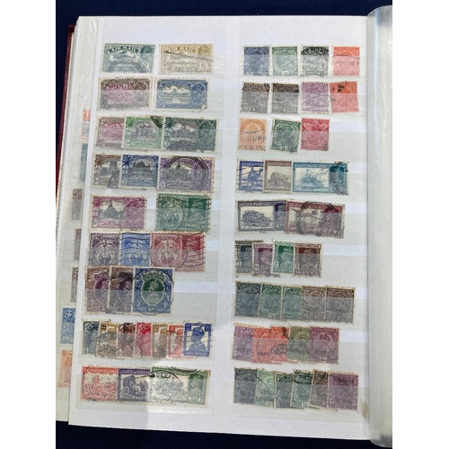 29 - STAMPS British Commonwealth in red stockbook little or no duplication mainly QV to GV (100's)