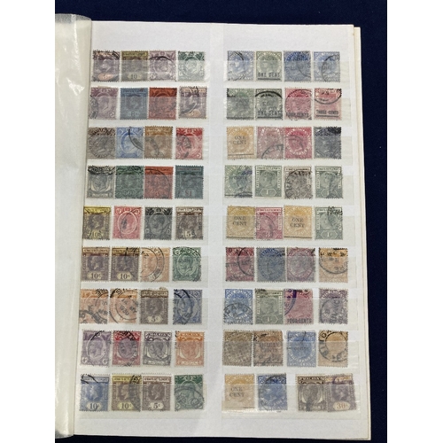 29 - STAMPS British Commonwealth in red stockbook little or no duplication mainly QV to GV (100's)