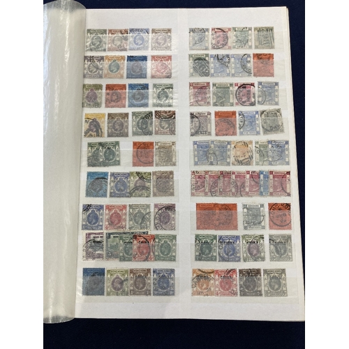 29 - STAMPS British Commonwealth in red stockbook little or no duplication mainly QV to GV (100's)