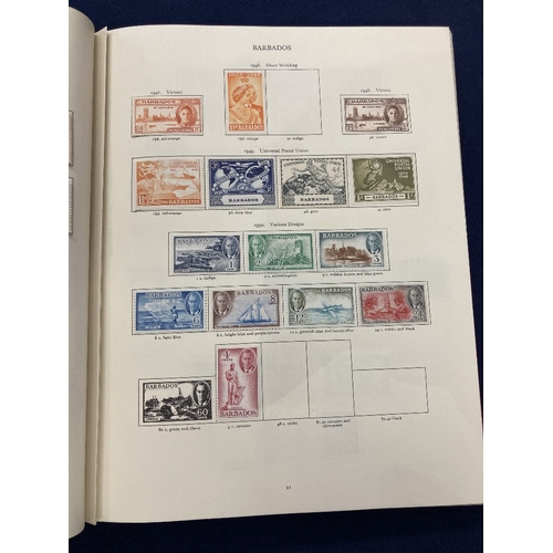 43 - STAMPS British Commonwealth mint GVI collection in boxed red Crown Album, superb starter collection ... 