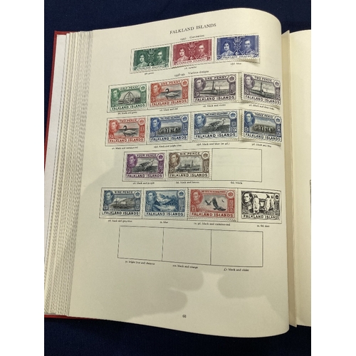 43 - STAMPS British Commonwealth mint GVI collection in boxed red Crown Album, superb starter collection ... 