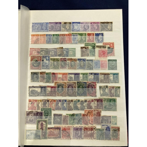 47 - STAMPS British Commonwealth mint and used in red stockbook, some duplication but not extensive, all ... 