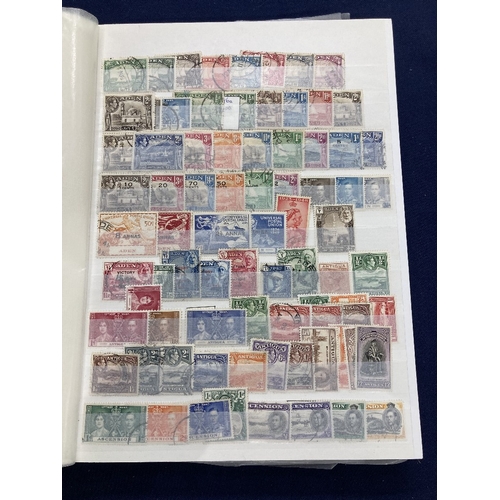 47 - STAMPS British Commonwealth mint and used in red stockbook, some duplication but not extensive, all ... 