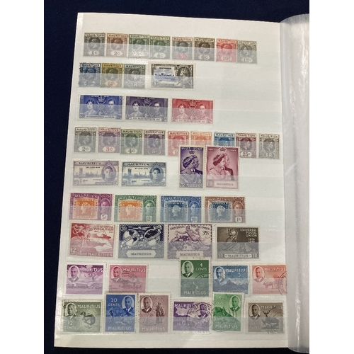 69 - STAMPS British Commonwealth QV to QEII mint and used in stock book M-N, including 1948 Wedding mint ... 