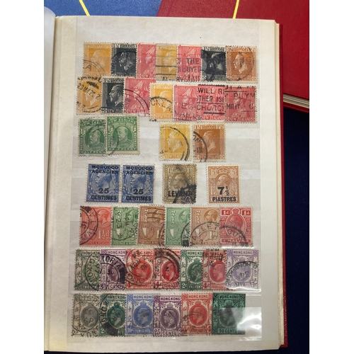 138 - STAMPS FOR CHARITY Three small stockbooks of early used stamps Commonwealth from QV onwards, better ... 