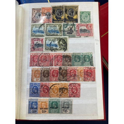 138 - STAMPS FOR CHARITY Three small stockbooks of early used stamps Commonwealth from QV onwards, better ... 