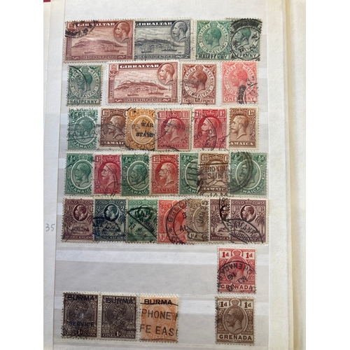 138 - STAMPS FOR CHARITY Three small stockbooks of early used stamps Commonwealth from QV onwards, better ... 