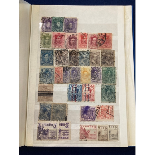 138 - STAMPS FOR CHARITY Three small stockbooks of early used stamps Commonwealth from QV onwards, better ... 