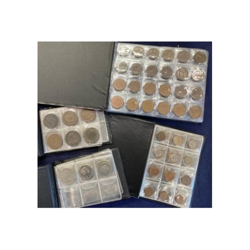 617 - COINS Small batch of coin collections World and UK QV to QEII period including a few silver coins