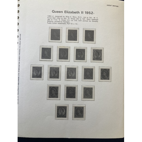 258 - STAMPS GREAT BRITAIN QEII pre-decimal unmounted mint collection in GB Collecta album including phosp... 