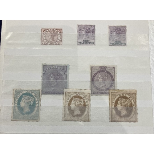 248 - STAMPS GREAT BRITAIN Small stockbook with mint issues QV to GVI, unchecked for shades and varieties ... 