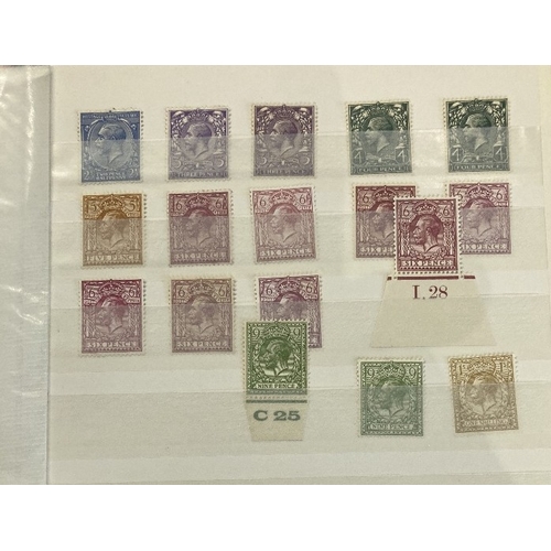 248 - STAMPS GREAT BRITAIN Small stockbook with mint issues QV to GVI, unchecked for shades and varieties ... 