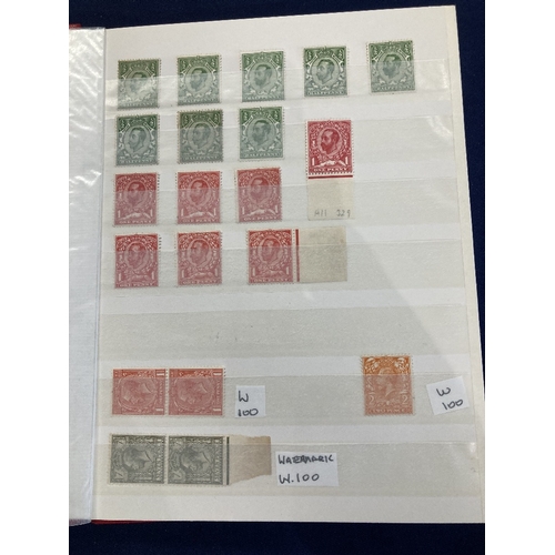 248 - STAMPS GREAT BRITAIN Small stockbook with mint issues QV to GVI, unchecked for shades and varieties ... 