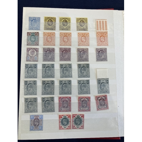 248 - STAMPS GREAT BRITAIN Small stockbook with mint issues QV to GVI, unchecked for shades and varieties ... 