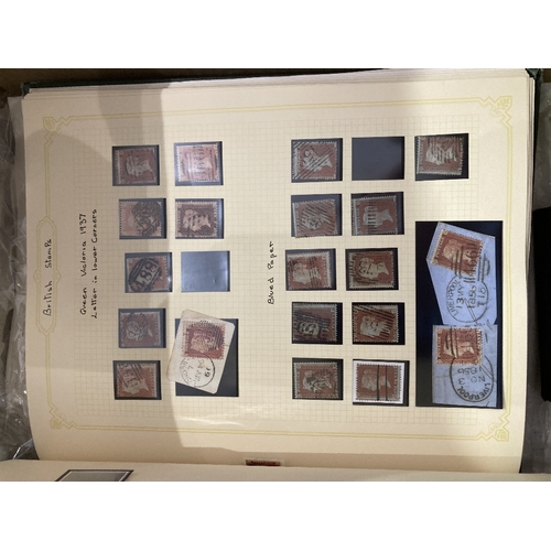 250 - STAMPS GREAT BRITAIN Glory box of albums, album pages stock cards etc all periods QV onwards, line e... 