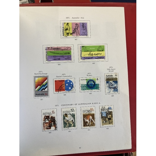 348 - STAMPS AUSTRALIA 1913 to 2017 used collection on printed SG pages in three albums & three binders. H... 