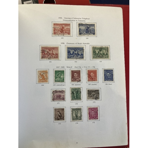 348 - STAMPS AUSTRALIA 1913 to 2017 used collection on printed SG pages in three albums & three binders. H... 