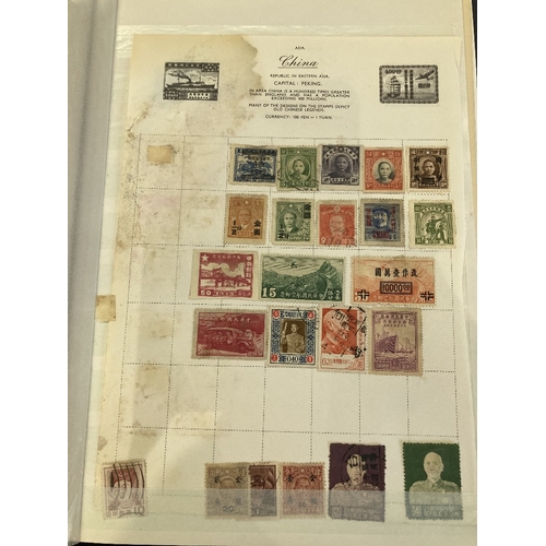 408 - STAMPS CHINA Stockbook with mint and used China plus some modern Hong Kong, interesting lot starting... 