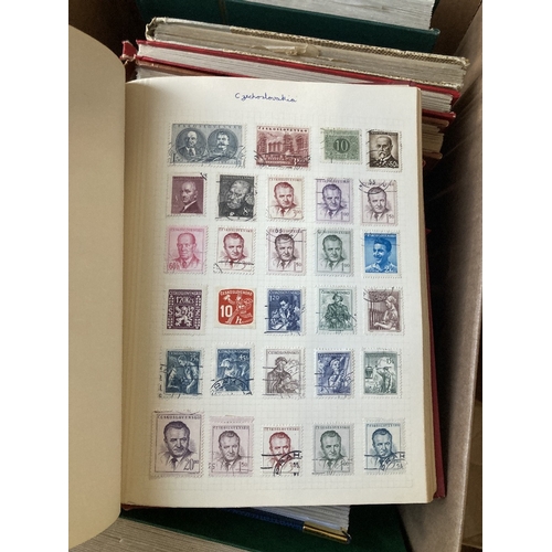 103 - STAMPS Mixed box of various World albums