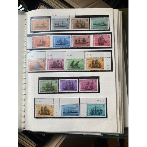 20 - STAMPS WORLD, mint & used collection in ten albums & three stockbooks. Some useful Commonwealth spot... 