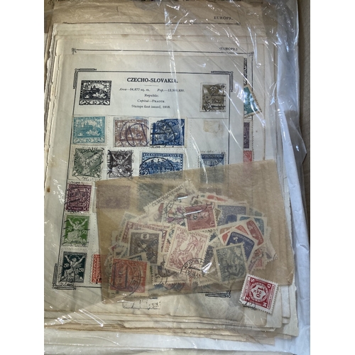 56 - STAMPS World accumulation mainly on stock pages and album pages mint and used, plus Churchill specia... 