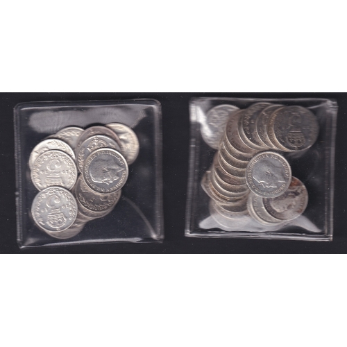 628 - COINS 39 Pre 1920 Silver 3d coins most in fine condition, various dates 53g