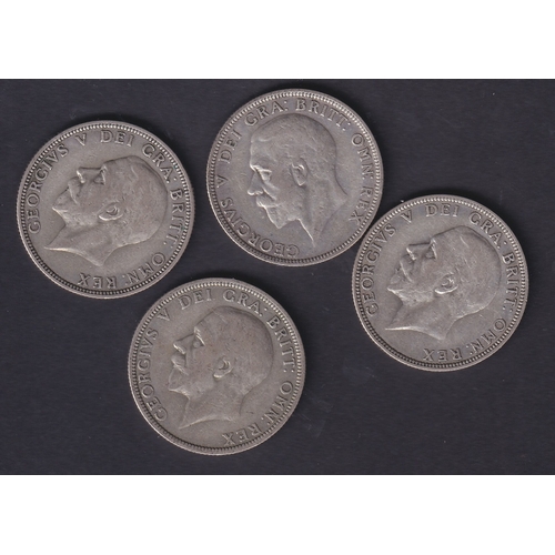 154 - 1936 GV Silver Florins in fine to very fine condition x 4