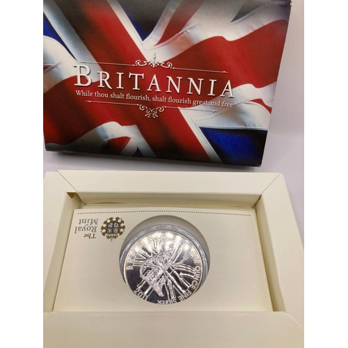 175 - 2011 Silver Britannia £2 coin 32.45g with cert